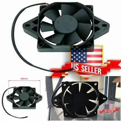 US Stock ! 12V Motorcycle Scooter ATV Dirt Bike Oil Water Cooling Fan • $29.39