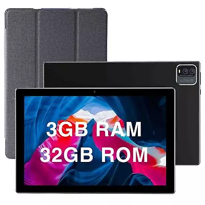 10.1 Inch Tablet Android 11 Tablet PC WiFi Tablet 3GB 32GB Quad-core 6000mAh US • $59.96