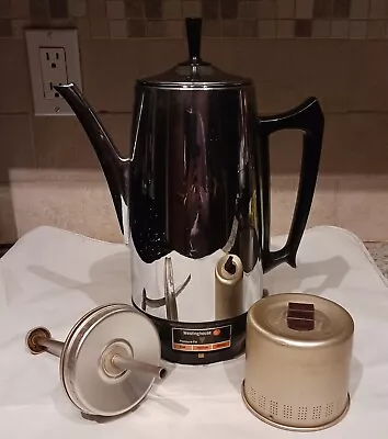 M142 Vintage WESTINGHOUSE Pressure-Flo Percolator Coffee Maker Pot 🔴READ🔴 • $19.99