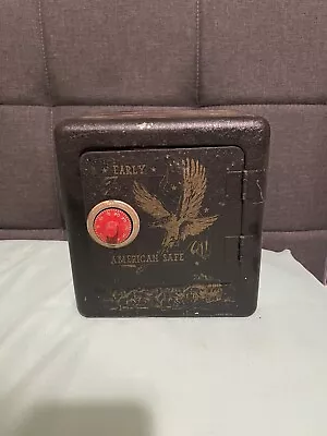 Vintage Early American Black Metal Combination Safe Superior Toy & Mfg. Co. • $9.99