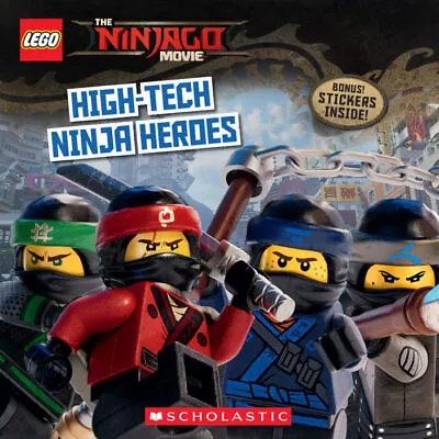 LEGO NINJAGO Movie High-Tech Ninja Heroes Book NEW FREE POST • $14.95