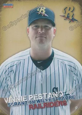 2016 Scranton Wilkes Barre RailRiders Vinnie Pestano RC Rookie NY Yankees • $1.75