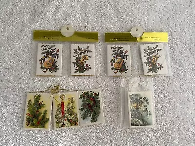 Vintage NOS Christmas Gift Tags Marcel Schurman Co Printed W Germany Glitter • $14.99