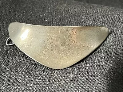 60s VTG Jørgen Jensen Denmark Pewter Hair Clip Barrette Scandi MCModernist #129 • $29.90