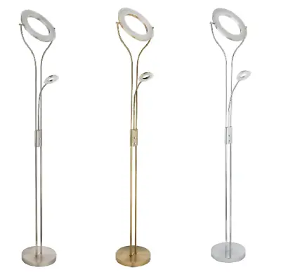 Marco Tielle 'HALO' LED Mother & Child Floor Lamp Light Touch Control Dimmable • £69.50