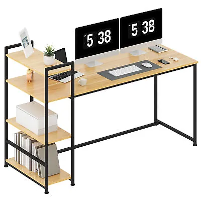 FlexiSpot 48in Computer Desk With Reversible Storage Shelves Home Office Desk • $79.99
