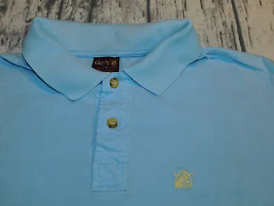 VTG CHAPS By RALPH LAUREN POLO MADE IN JAPAN EMBROIDERED HORSE BLUE MEN'S L RARE • $18