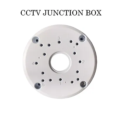 £26.98 • Buy CCTV Camera Junction Box Cable Deep Base For Dome/Bullet/IP Camera Waterproof UK