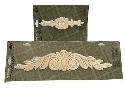 $16.16 • Buy Set Of 2 -Hardwood Accents Decorative Architectural Details - Home Decor - New