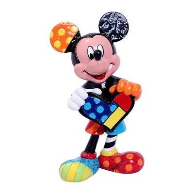 Disney By Britto - Mickey Holding Heart Mini Figurine • $46.70