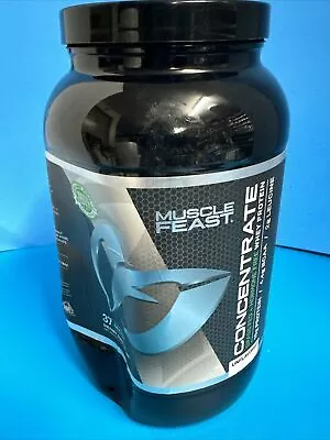 Muscle Feast Grass-Fed Whey Protein Isolate Unflavored Powder 2 LBS 37 Servings • $54.97