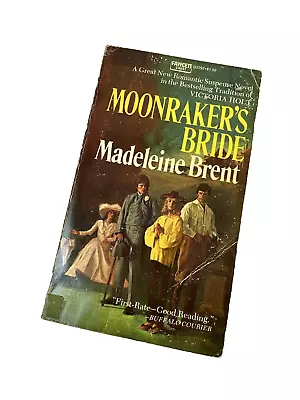 Moonraker's Bride Madeleine Brent Fawcett Crest Book Q2292 1974 Vtg Romantic Sus • $7