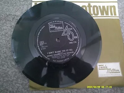 SMOKEY ROBINSON & THE MIRACLES I Don't Blame You At All 1971 Tamla Motown NrMINT • £2.50