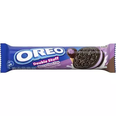 Oreo Double Stuff Berry Choc Top Biscuits 131g • $13