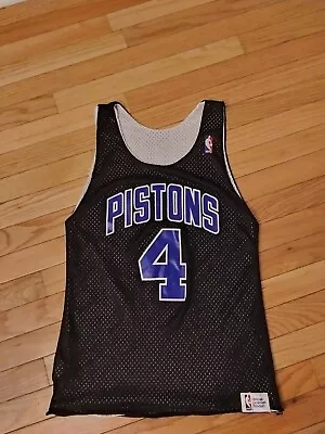 Joe Dumars Detroit Pistons NBA Vintage MacGregor Sand-Knit Men's Practice Jersey • $124.99