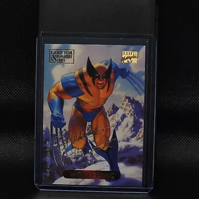 1994 Fleer Ultra Marvel Masterpieces Gold Signature Parallel Card #137 Wolverine • $8.50