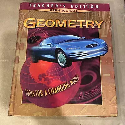 Geometry Tools Changing World By E. Bass Hardcover Teacher's Edition Vintage • $12.16