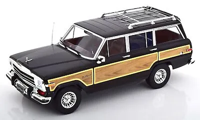 KK Scale 1:18 JEEP GRAND WAGONEER BLACK 1989 Diecast • £82.80