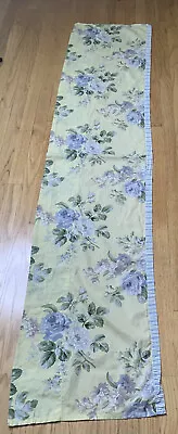 Laura Ashley Home Linley Valance Window Treatment Floral Yellow Blue Cottagecore • $27.98