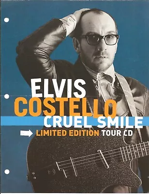 ELVIS COSTELLO Vintage 2002 Double Sided PROMO TRADE AD Poster For Cruel CD MINT • $24.99