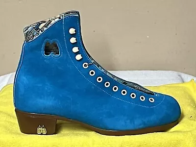 Moxi Lolly Boot Only - Lolly PB PLBLU Size 7 Handmade By Riedell Rare Colorway • $229.99