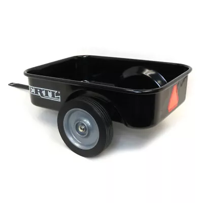 Black Steel Pedal Tractor Trailer With Decals By ERTL 12994 • $79
