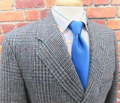 42 R- 100% Wool Sport Coat Gray Tweed Coat Gray/ Multi-color • $38.40