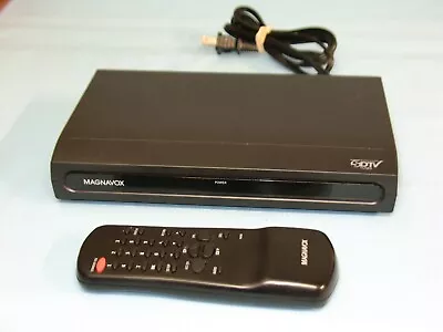 Magnavox ~ Dtv Converter Box ~ Model # Tb110mw9 ~ With Remote Control   • $21.95