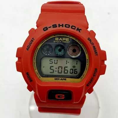 CASIO /Women'S Casio G-Shock A Bathing Ape Watch Dw-6900 Abathing • $306.42