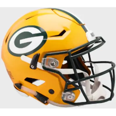Green Bay Packers Full Size Authentic SpeedFlex Football Helmet - NFL. • $594.99