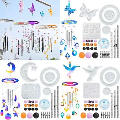 Epoxy Resin Casting Silicone Mold DIY Wind Chimes Pendant Jewelry Hanging Decor • $6.94