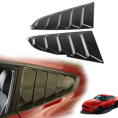 2pc Side Tuyere Rear Louvers Vent Scoop Cover For Ford Mustang 2015+ Accessories • $51.99