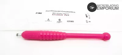 £6.25 • Buy Disposable Microblading Eyebrow Pink Pen CF/U Needle Permanent Makeup Tattoo