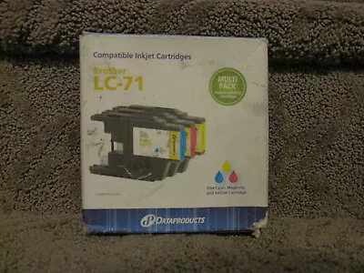 Brother LC-71 Cyan Magenta Yellow Ink Cartridge Genuine # LC71 LC713PKS LC71CL • $9