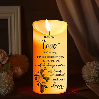 Memorial Candles Memorial Gifts LED Memorial Candles For Loss Of Loved One Sympa • $26.24