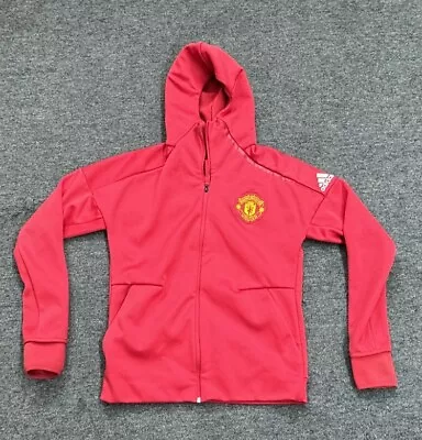 Manchester United Adidas Soccer Hoodie Full Zip • $44.99