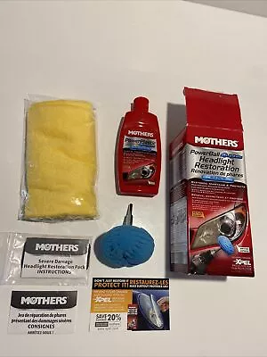 Mothers Powerball 4 Lights Headlight Restoration All-In-One Kit • $16.63