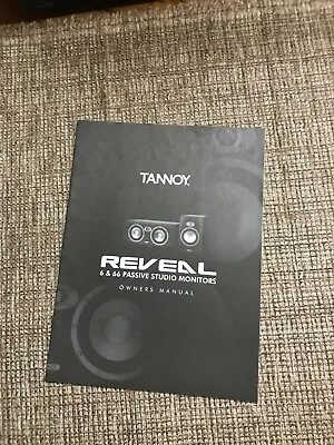 $6.99 • Buy Tannoy Reveal Nearfield Monitors Manual