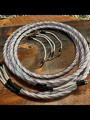 Speakers Cable QED Genesis Silver Spiral.Jampers. • $650