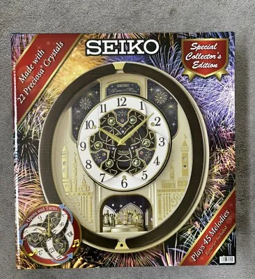 Seiko Melodies In Motion Limited Edition 2023 Musical Wall Clock New In Box • $95.95