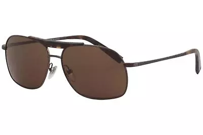 John Varvatos Men's V775 V-775 Brown Pilot Sunglasses 60mm • $119.95