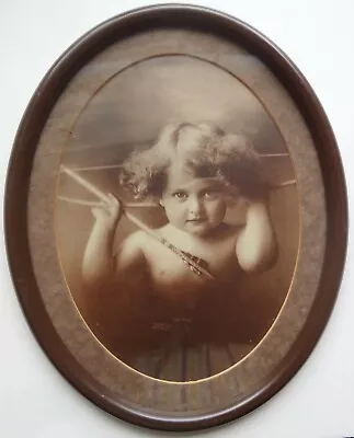 Dated 1897 CUPID AWAKE Photo Print OHIO ART FRAME Sgnd M.B. PARKINSON - 8  X 10  • $28.77