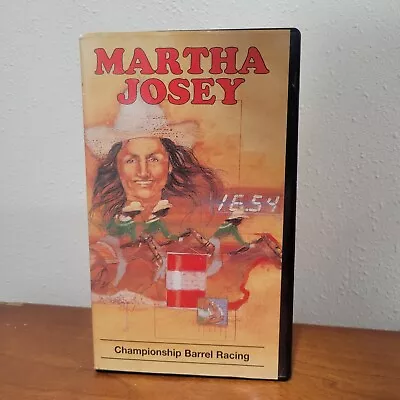 Martha Josey Championship Barrel Racing VHS Rodeo Educational Coaching • $17.99