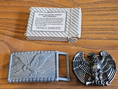 2x Vintage Avon Majestic Eagle Belt Buckle  • $19.99