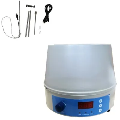 220V 3000ml Electric Digital Magnetic Stirrer Heating Mantle Kit For Laboratory • $213.15