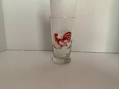 Vintage Libby 1 Retro Rooster  Glasses 8 Ounces MCM  Cottagecore Bar War • $12