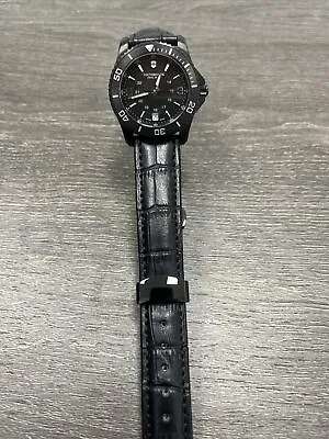 Victorinox Maverick Small (241788) Unisex 34mm Wristwatch - Black Edition • $90