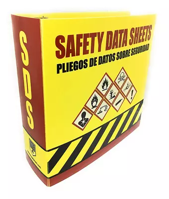 SDS Ring Binder Bilingual With English/Spanish Heavy Duty 3 Inch Capacity NEW • $24.98