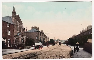 COLNE - Burnley - Keighley Road - Tram Etc- C1900s Era Lancashire Postcard • £2.50