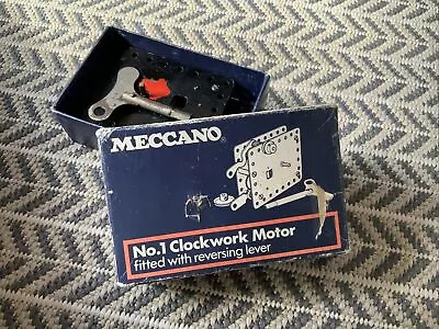 Vintage Meccano No. 1 Clockwork Motor With Instructions • £13.99